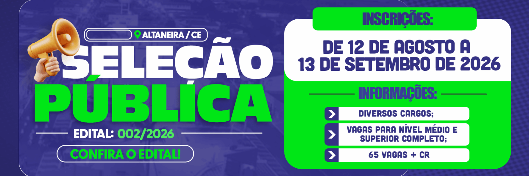 PROCESSO SELETIVO EM ALTANEIRA
